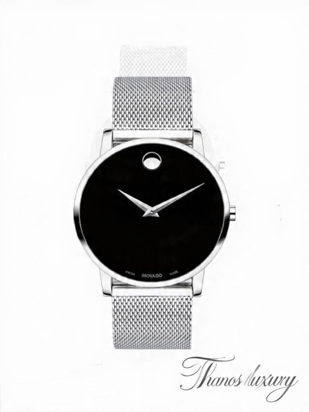 Movado Silver Mesh Watch